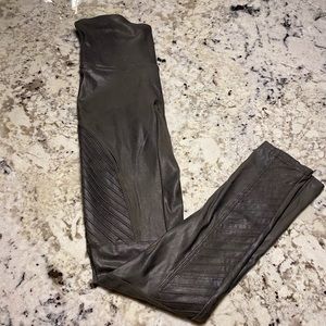 Faux Leather Moto Leggings